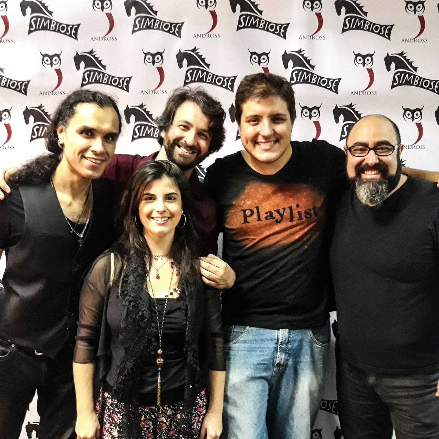 Meichel, Débora, Edson, Leandro e Alex