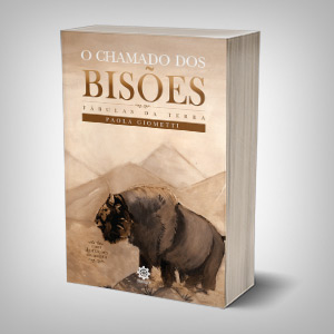 Parte da capa do livro O Chamado dos bisões